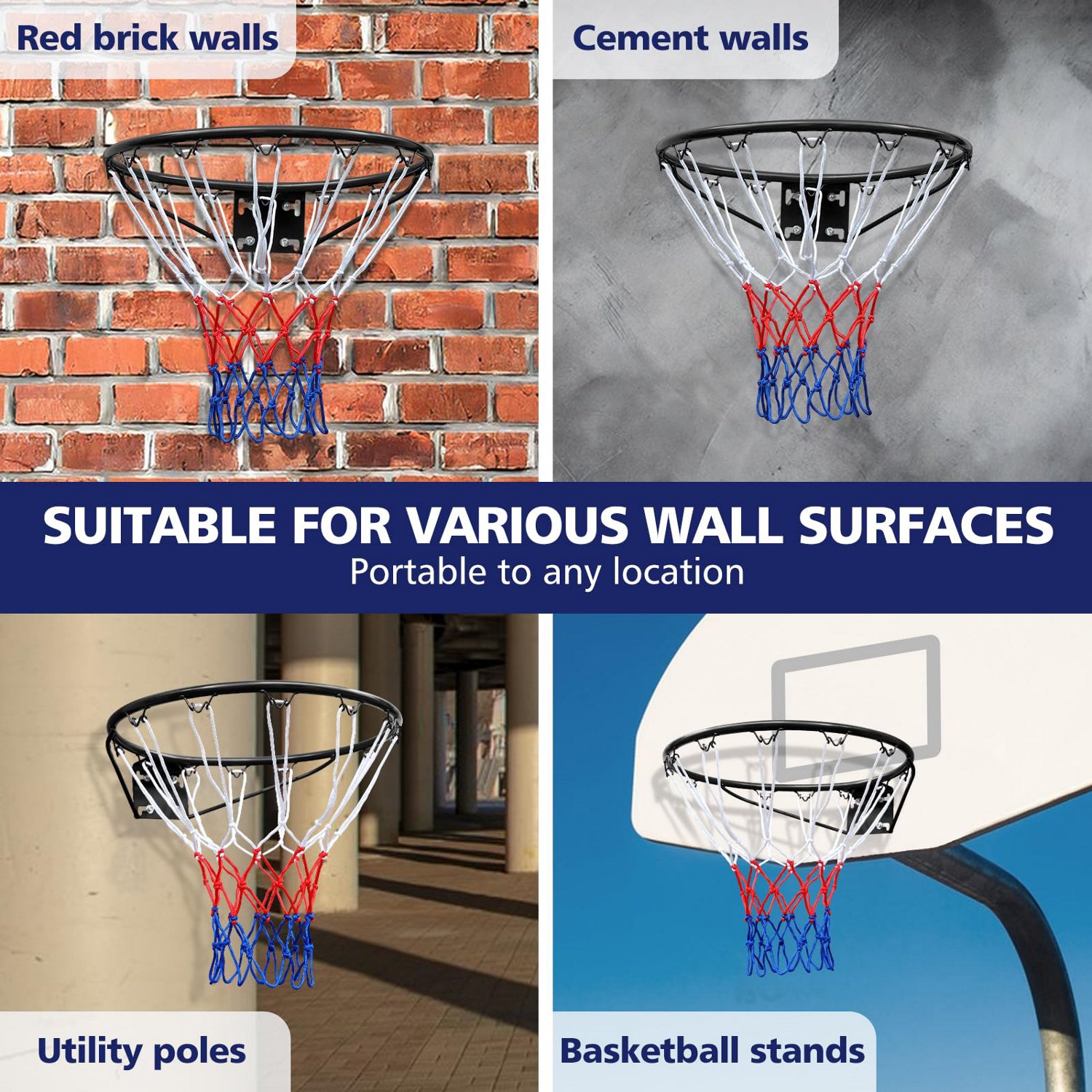 Trustmade 18 in Steel Basketball Rim - view number 4
