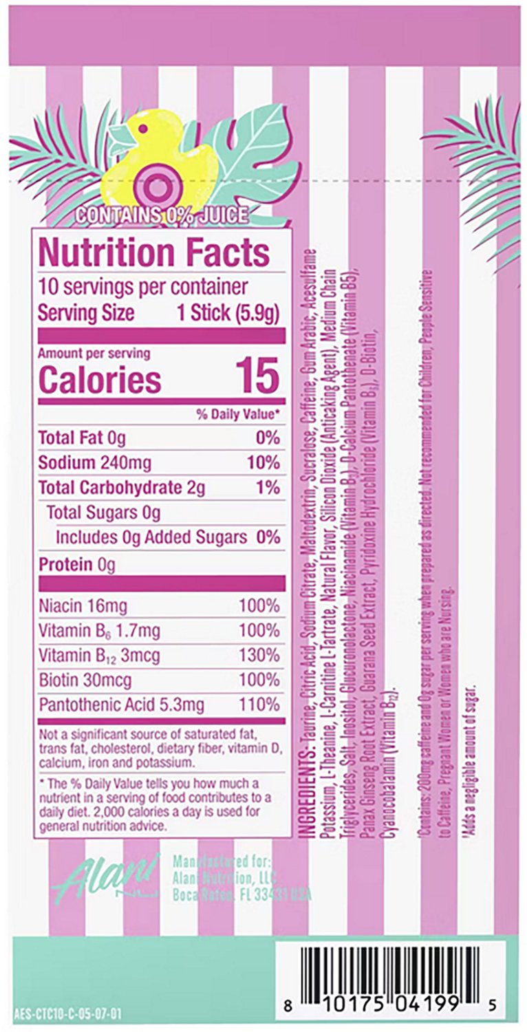 Alani Nu Energy Sticks 10 Pack  - view number 2