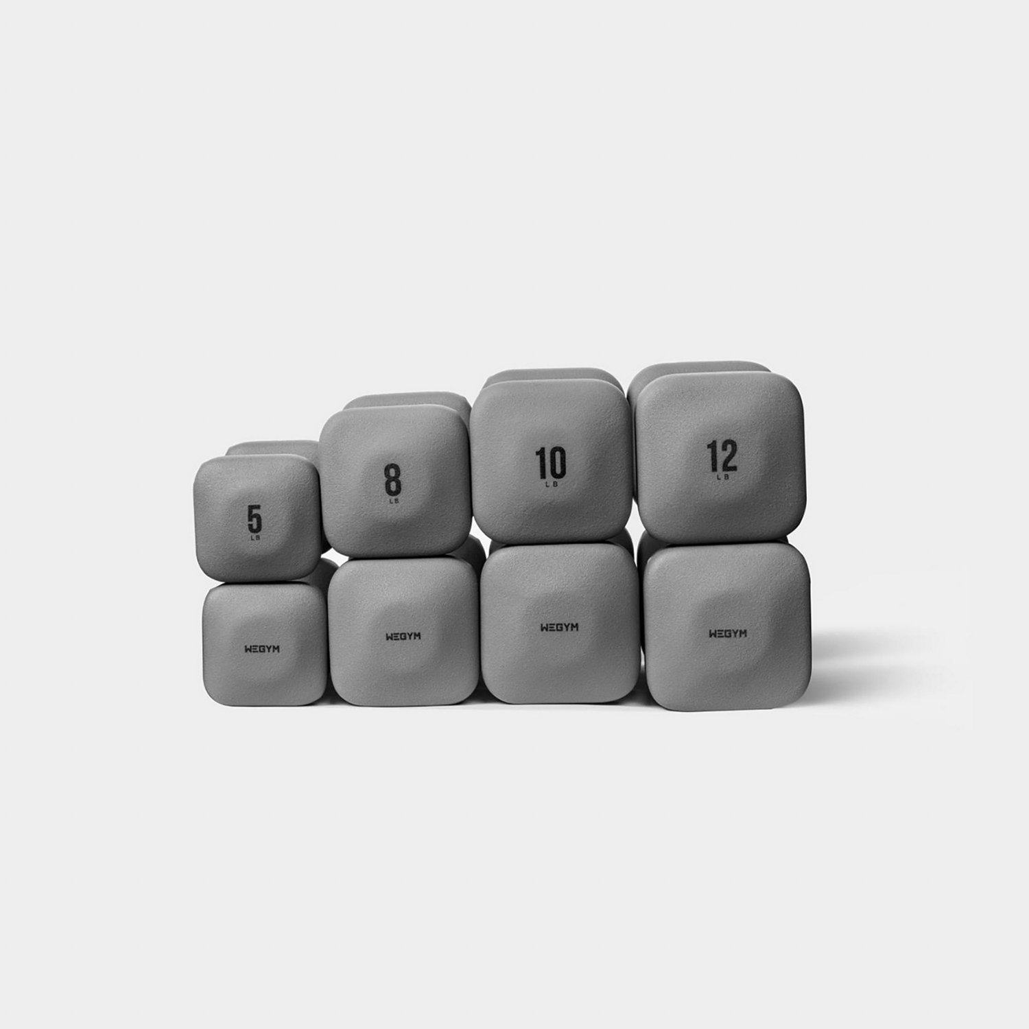 WeGym SafeGrip Dumbbells Set with Rack - Medium - view number 2