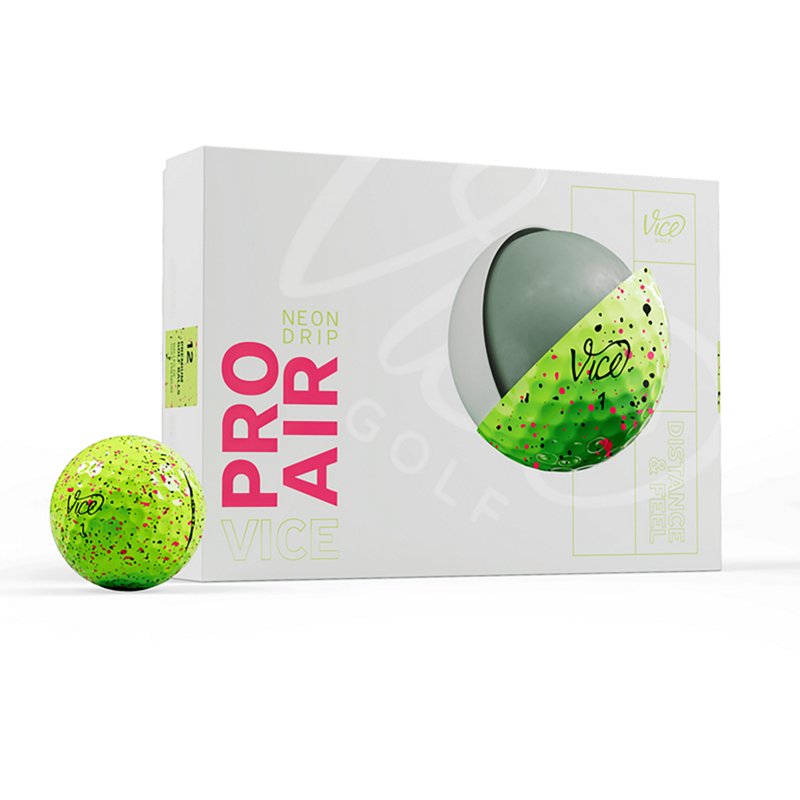 Vice Pro Air Neon Drip Golf Balls 12-Pack