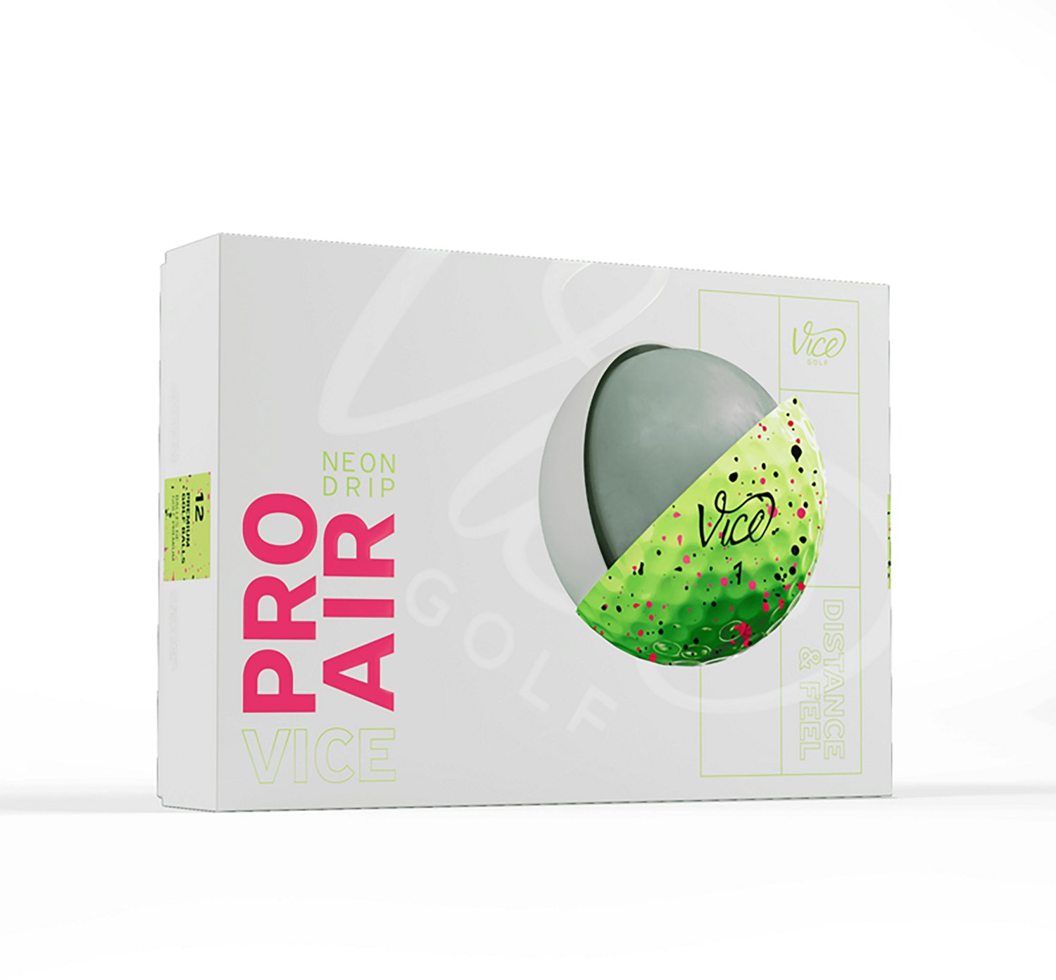 Vice Pro Air Neon Drip Golf Balls 12-Pack - view number 2