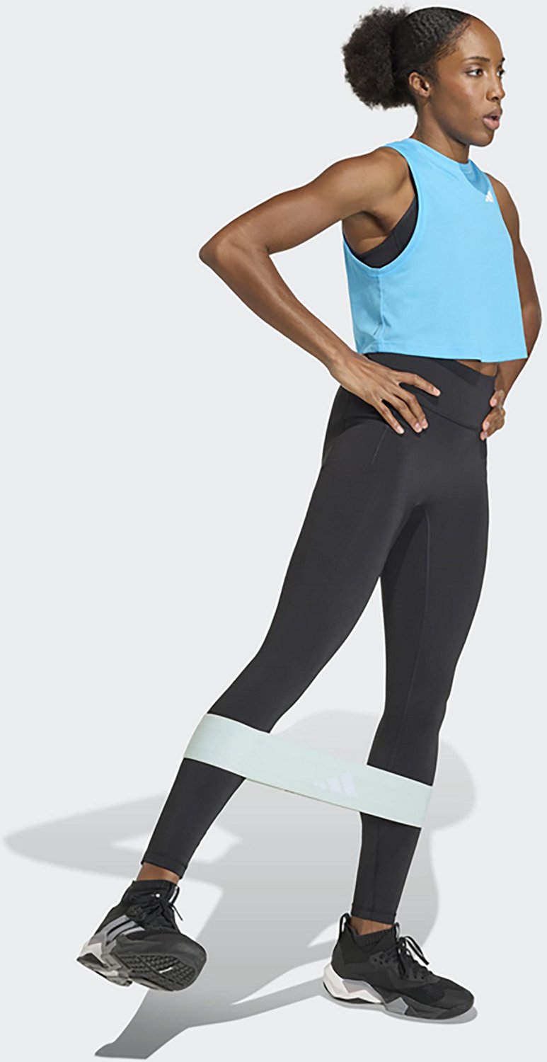 adidas Women's Training Essentials Regular 3-Stripes Tank Top                                                                    - view number 5