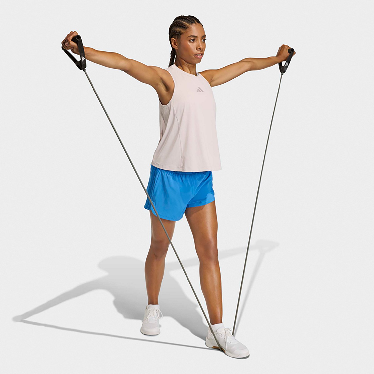 adidas Women's Pacer High Waisted Shorts 3 in - view number 4