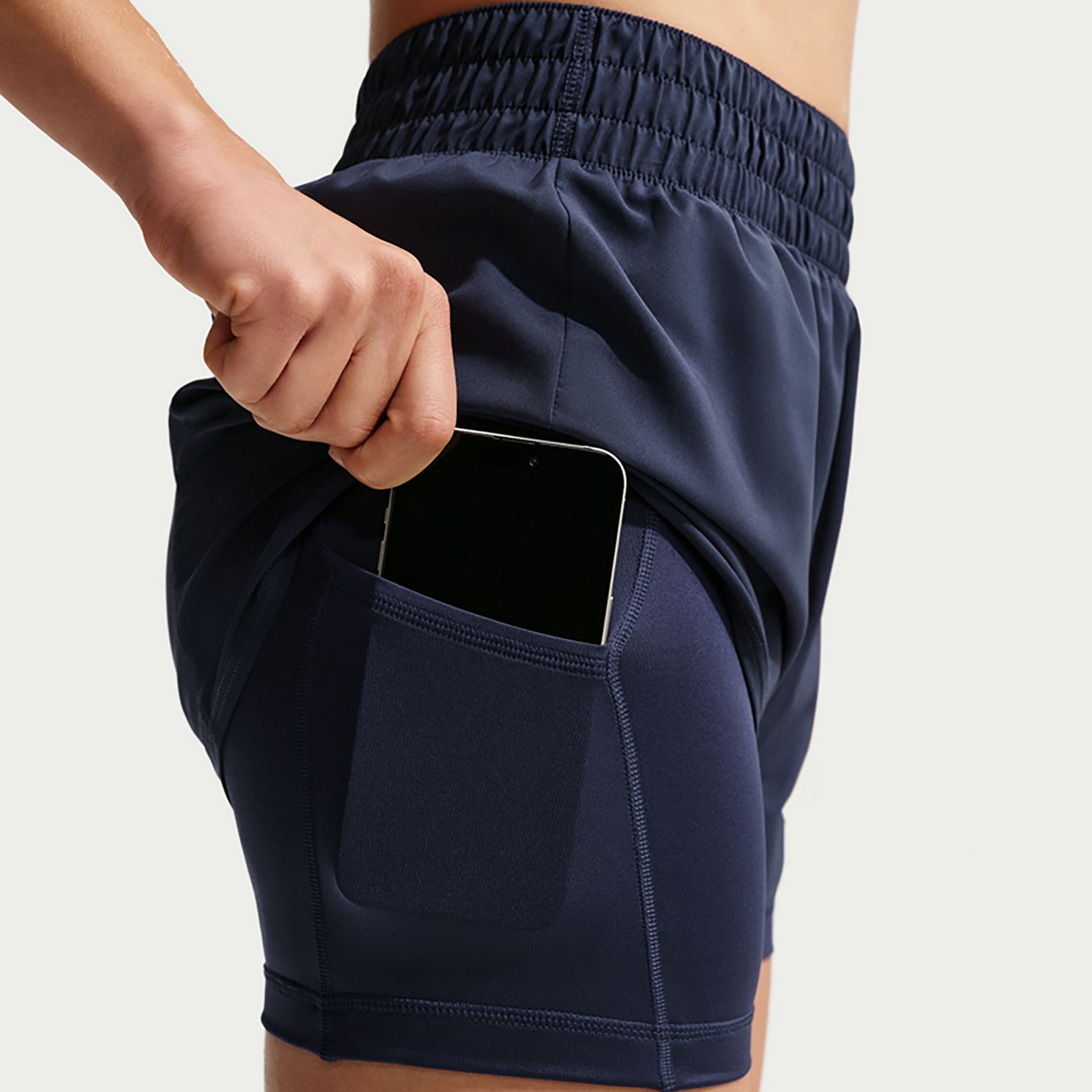 Nike Women's Dri-FIT One High-Rise 2-in-1 Shorts 3 in - view number 5