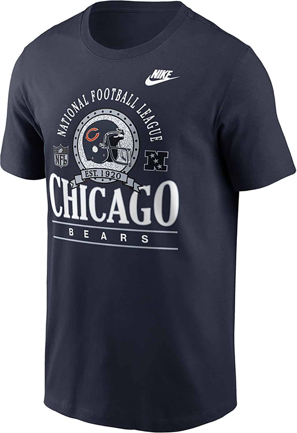 Nike Men's Chicago Bears Rewind Essential Team Spirit Graphic T-shirt