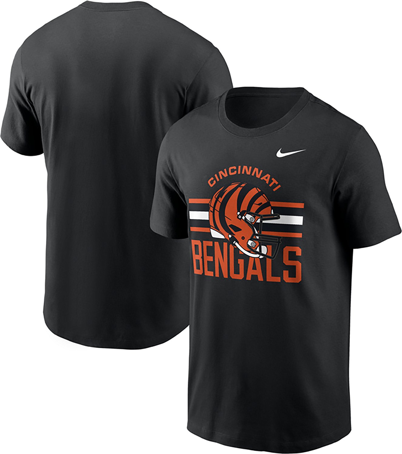 Nike Men's Cincinnati Bengals Essential Reflex Play Graphic T-shirt - view number 3