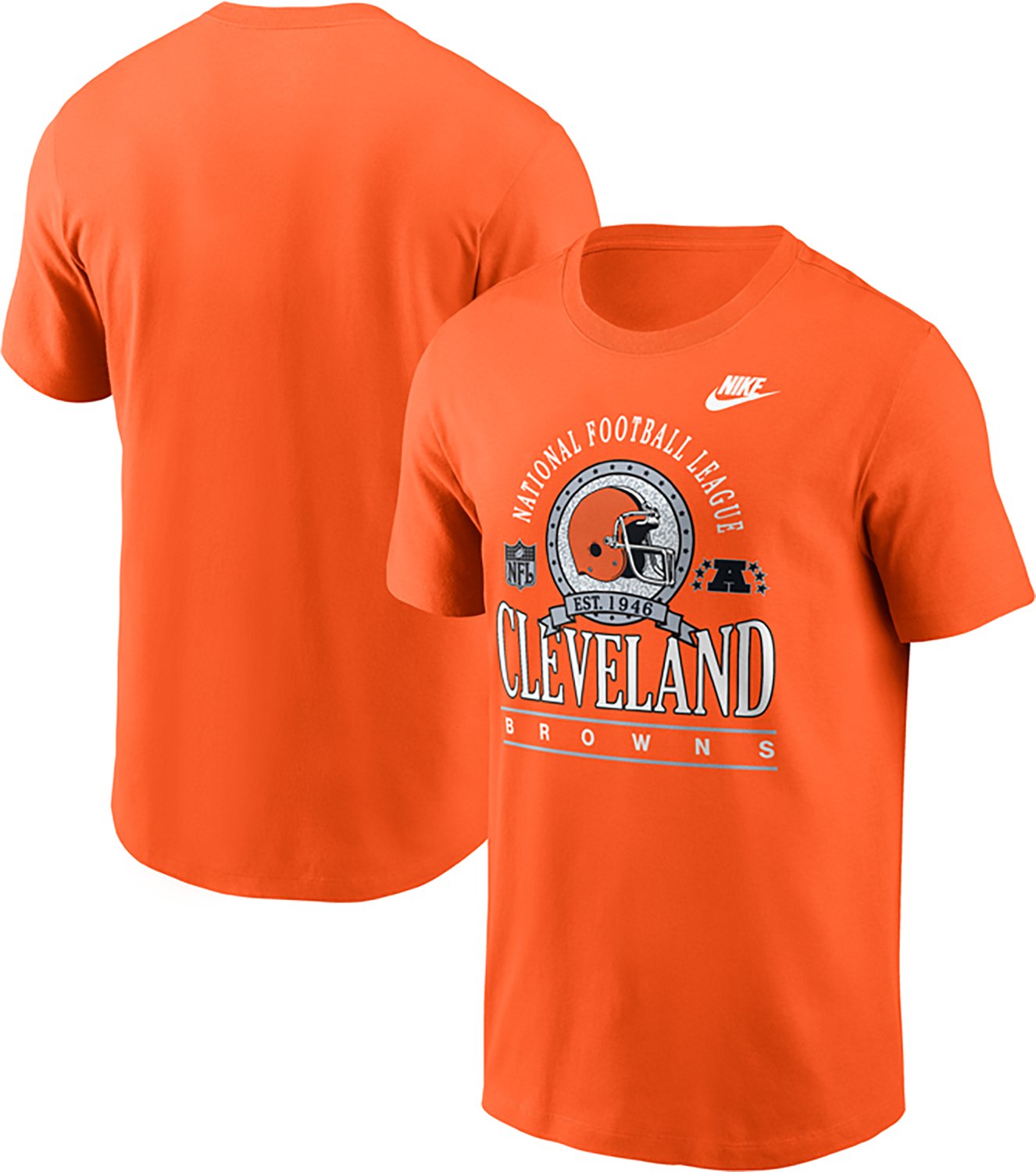 Nike Men's Cleveland Browns Rewind Essential Team Spirit Graphic T-shirt