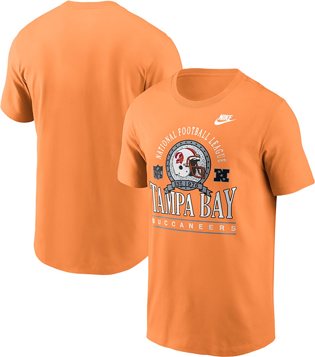 Nike Men's Tampa Bay Buccaneers Rewind Essential Team Spirit Graphic T-shirt - view number 6