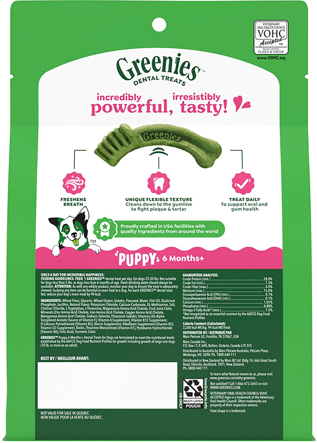 Greenies Dental Puppy Dog Treats Regular Size Original Flavor 12 oz 12 Count - view number 3