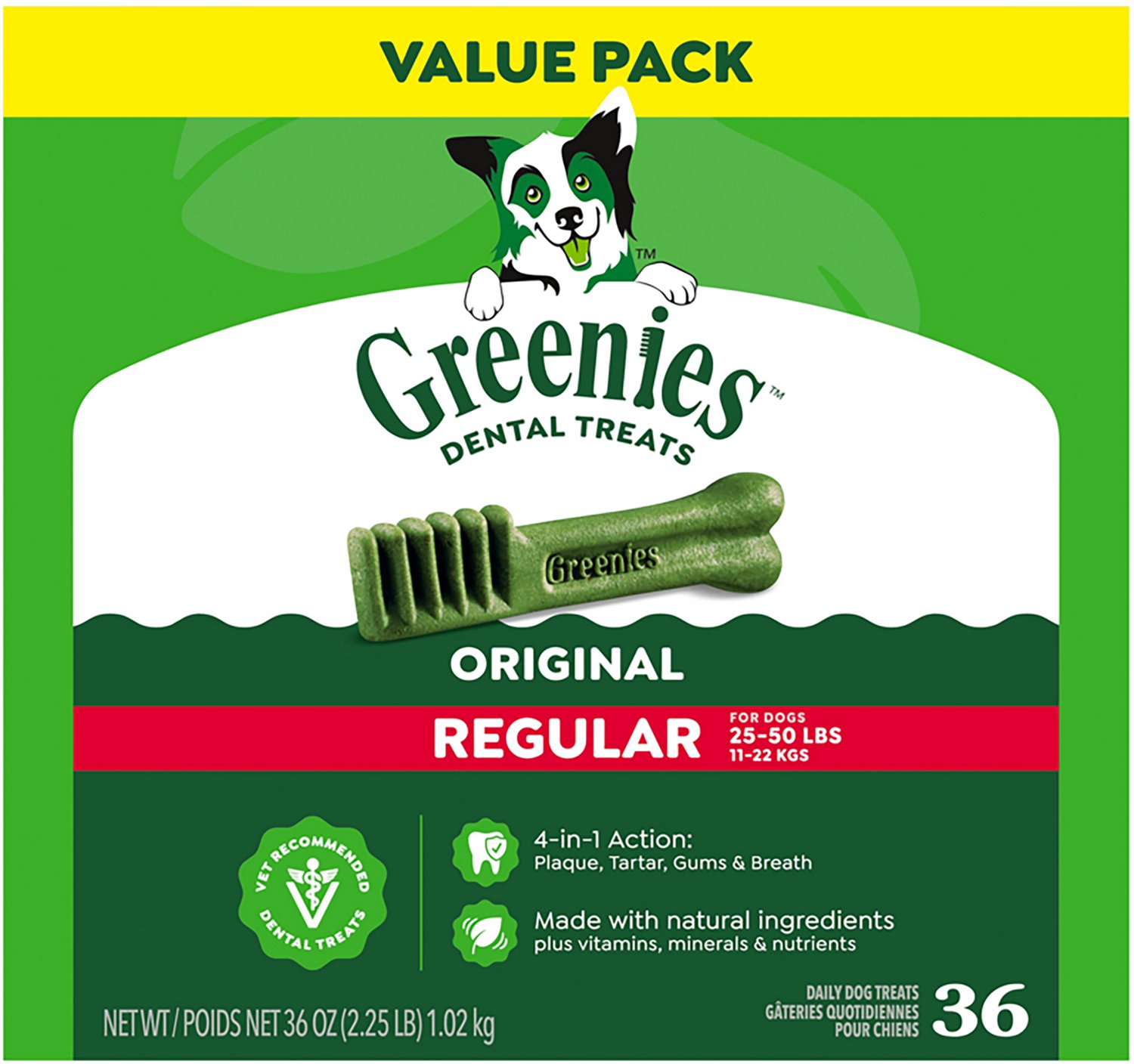 Greenies Adult Dental Dog Treats Large Size Original Flavor - view number 2
