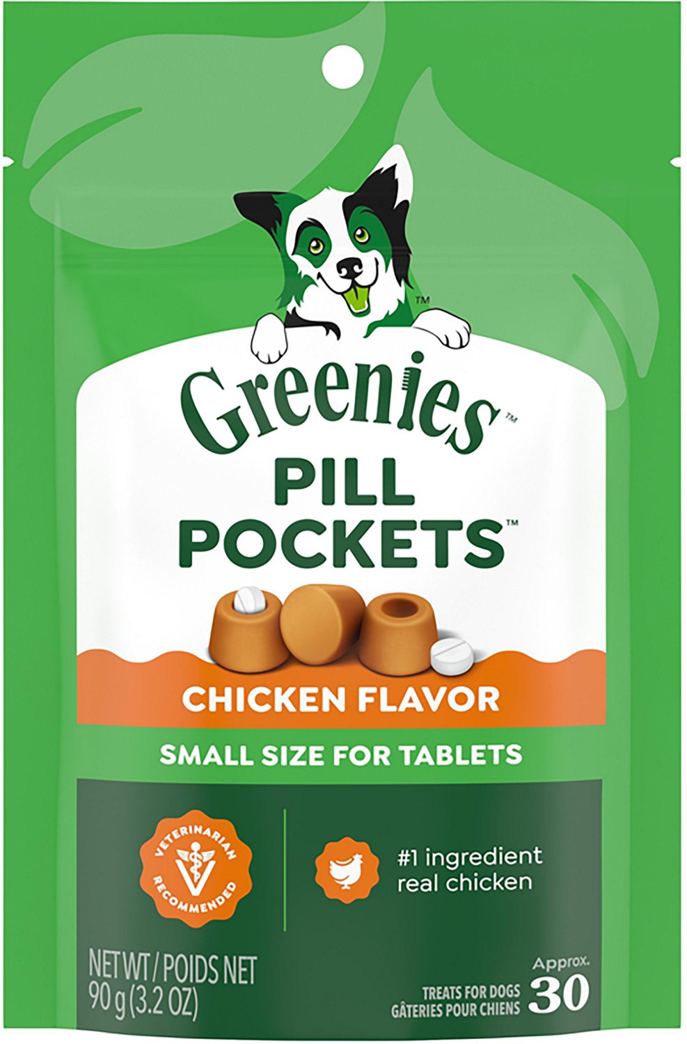 Greenies Pill Pockets for Dogs Tablet Size Soft Dog Treats Chicken Flavor - view number 2