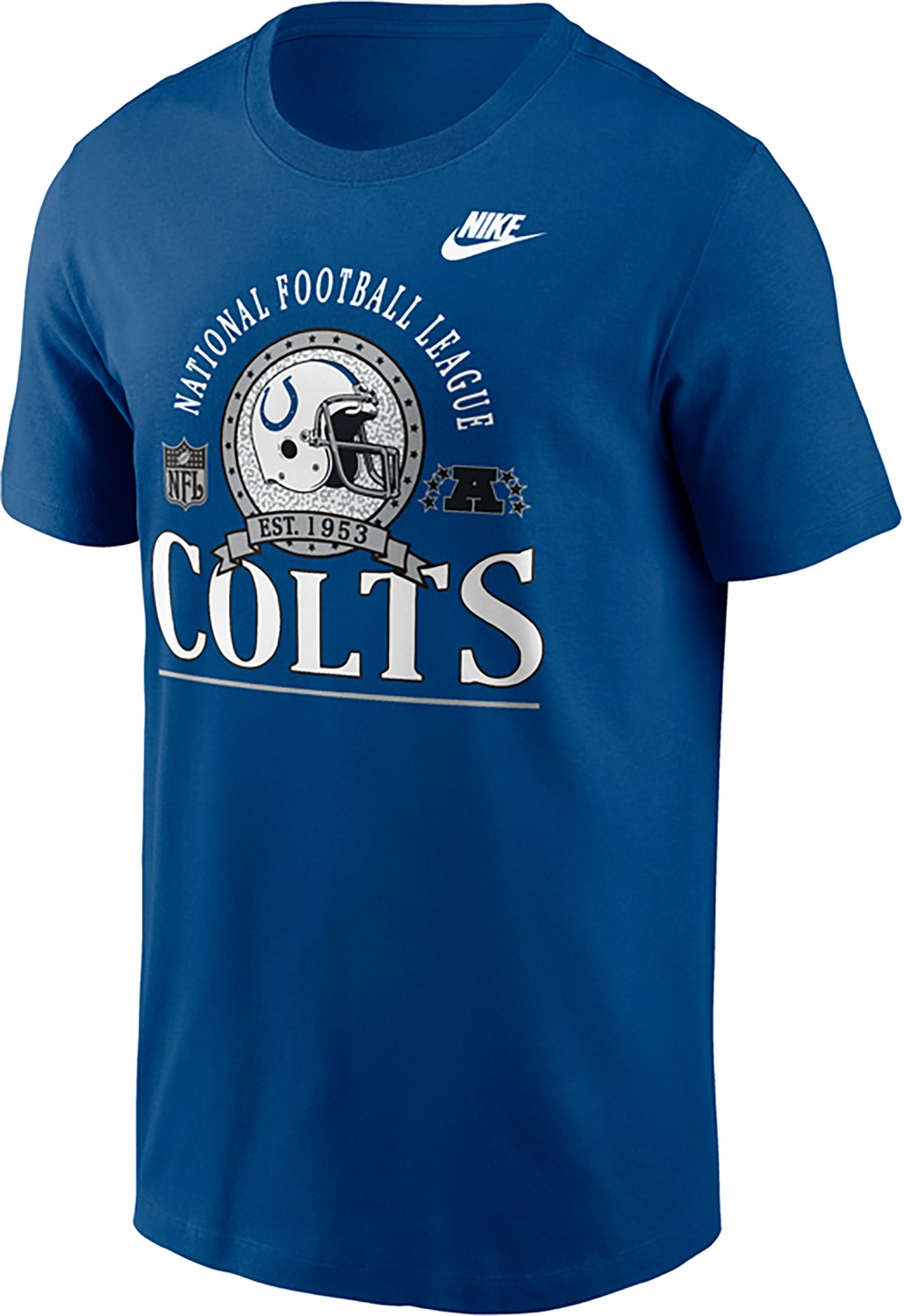 Nike Men's Indianapolis Colts Rewind Essential Team Spirit Graphic T-shirt