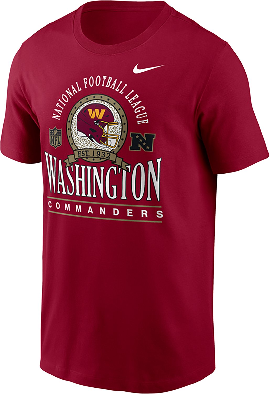 Nike Men's Washington Commanders Rewind Essential Team Spirit Graphic T-shirt