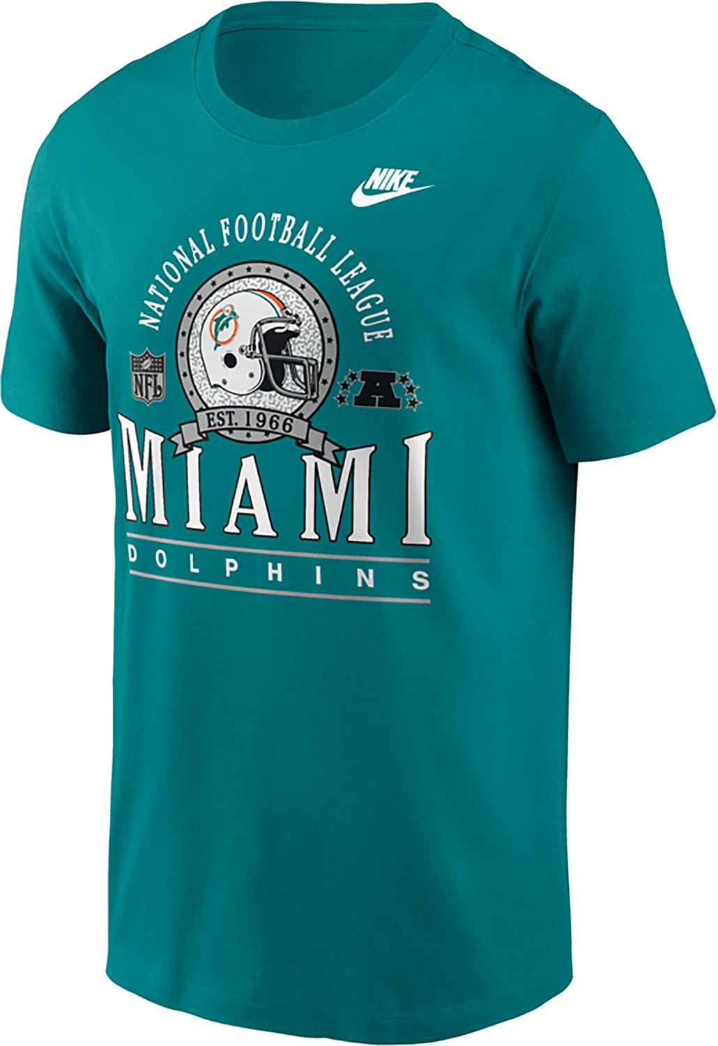 Nike Men's Miami Dolphins Rewind Essential Team Spirit Graphic T-shirt