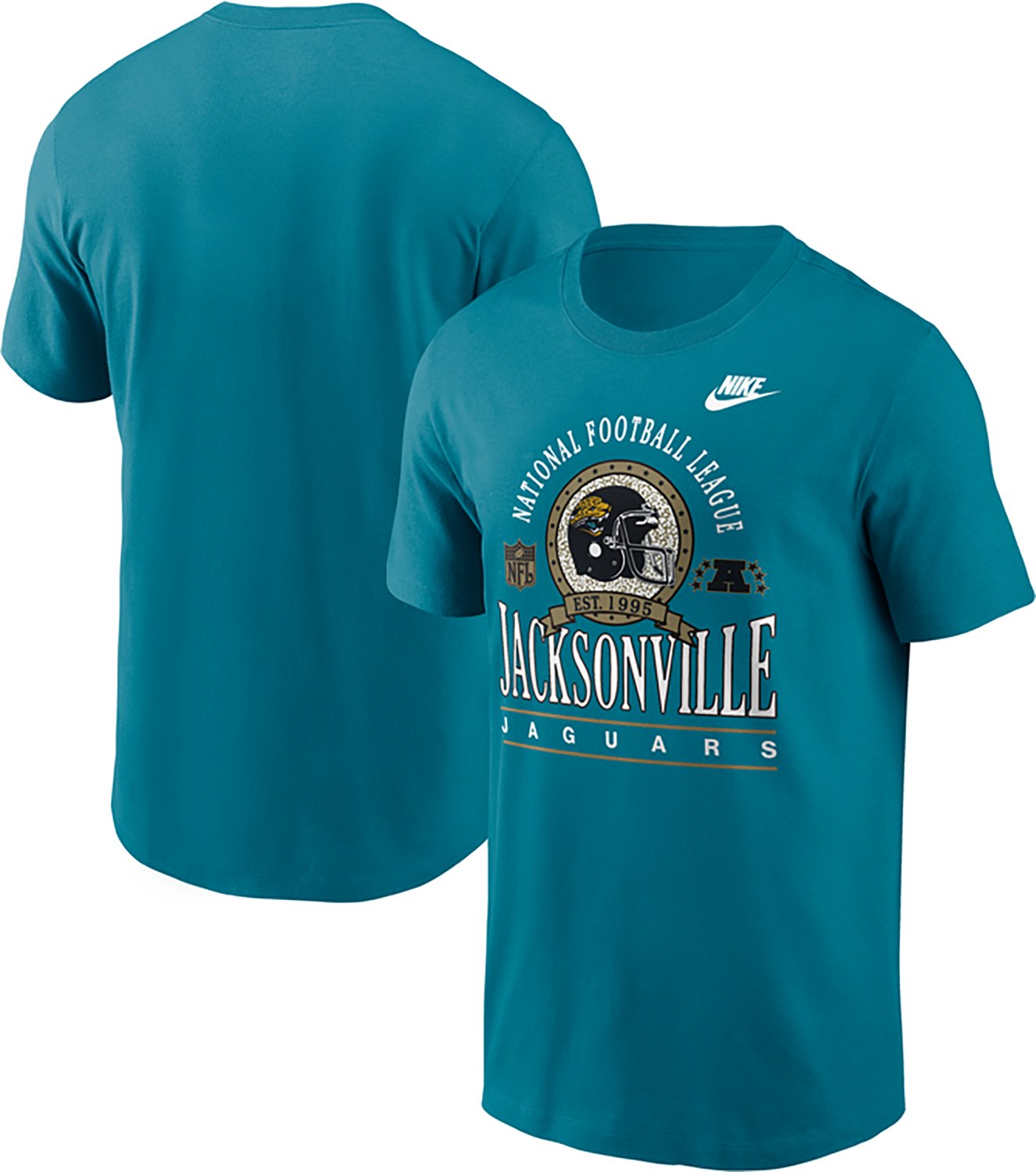 Nike Men's Jacksonville Jaguars Rewind Essential Team Spirit Graphic T-shirt