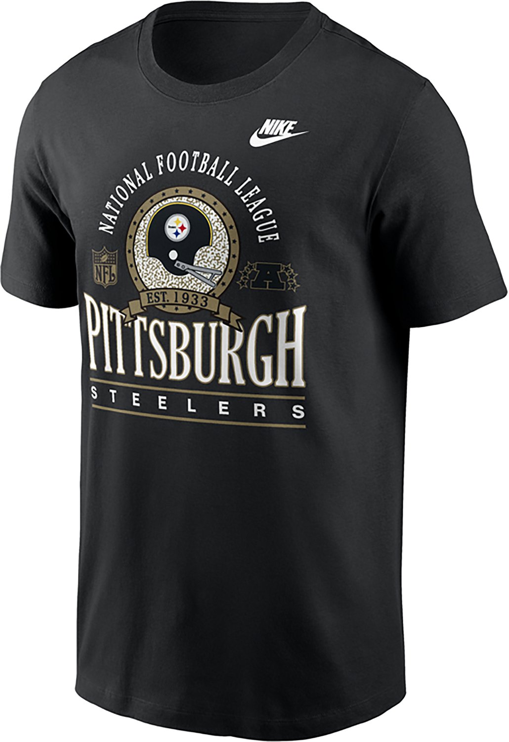 Nike Men's Pittsburgh Steelers Rewind Essential Team Spirit Graphic T-shirt