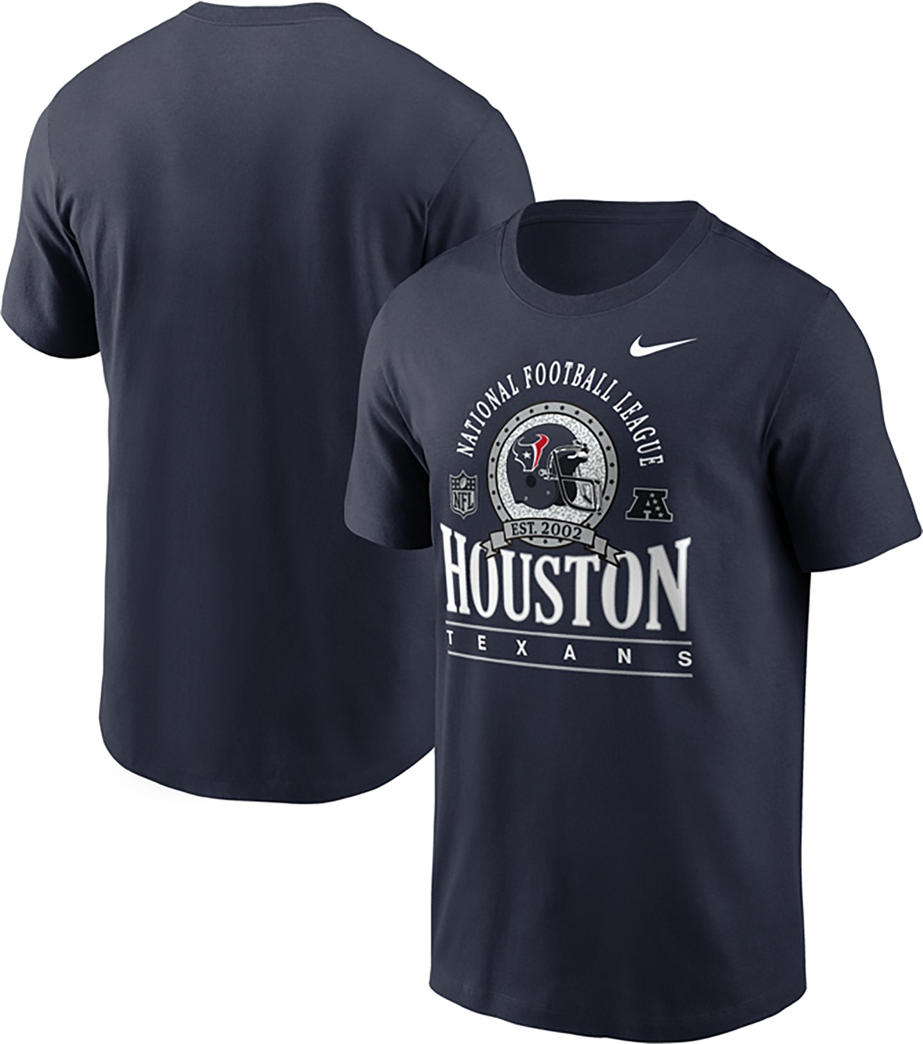Nike Men's Houston Texans Essential Team Spirit Graphic T-shirt - view number 3