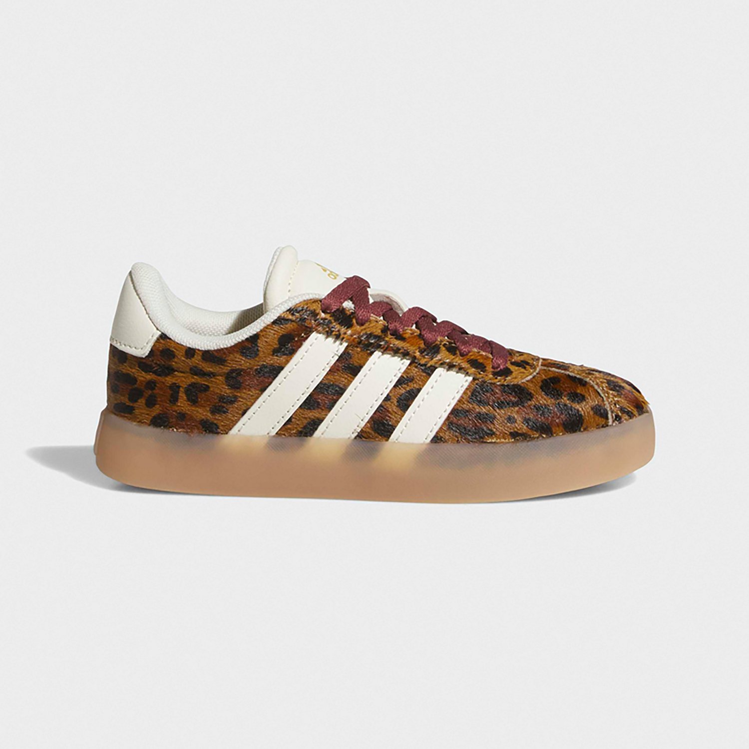 adidas Kids’ Gradeschool VL Court 3.0 Leopard Shoes