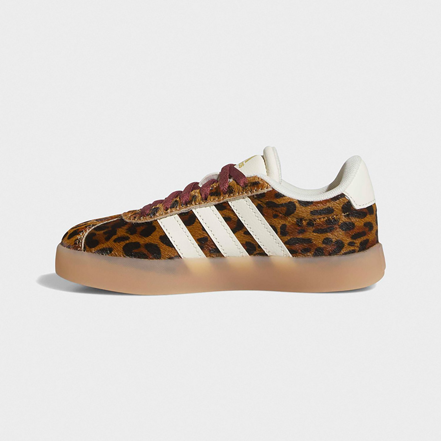 adidas Kids’ Gradeschool VL Court 3.0 Leopard Shoes - view number 2