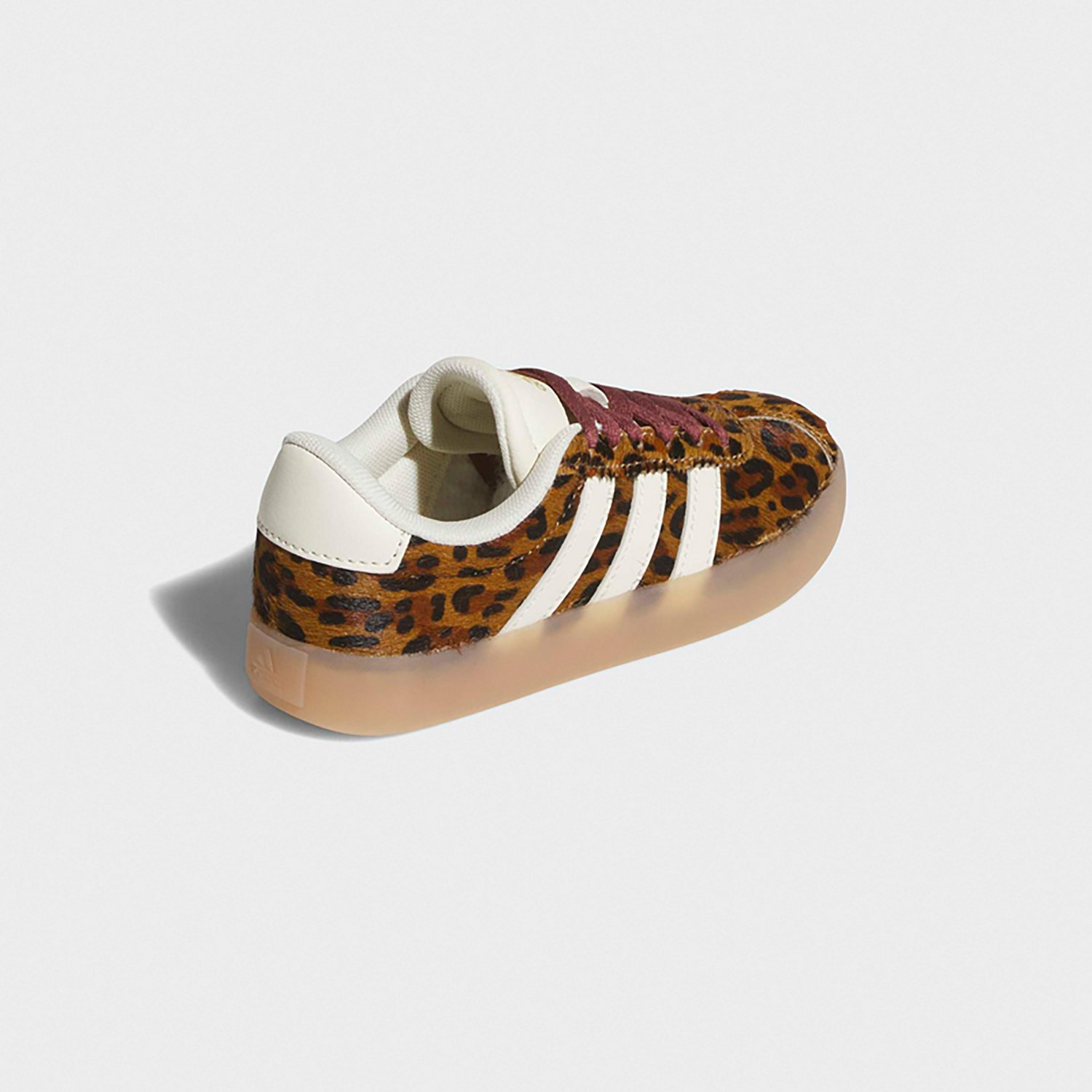 adidas Kids’ Gradeschool VL Court 3.0 Leopard Shoes - view number 4
