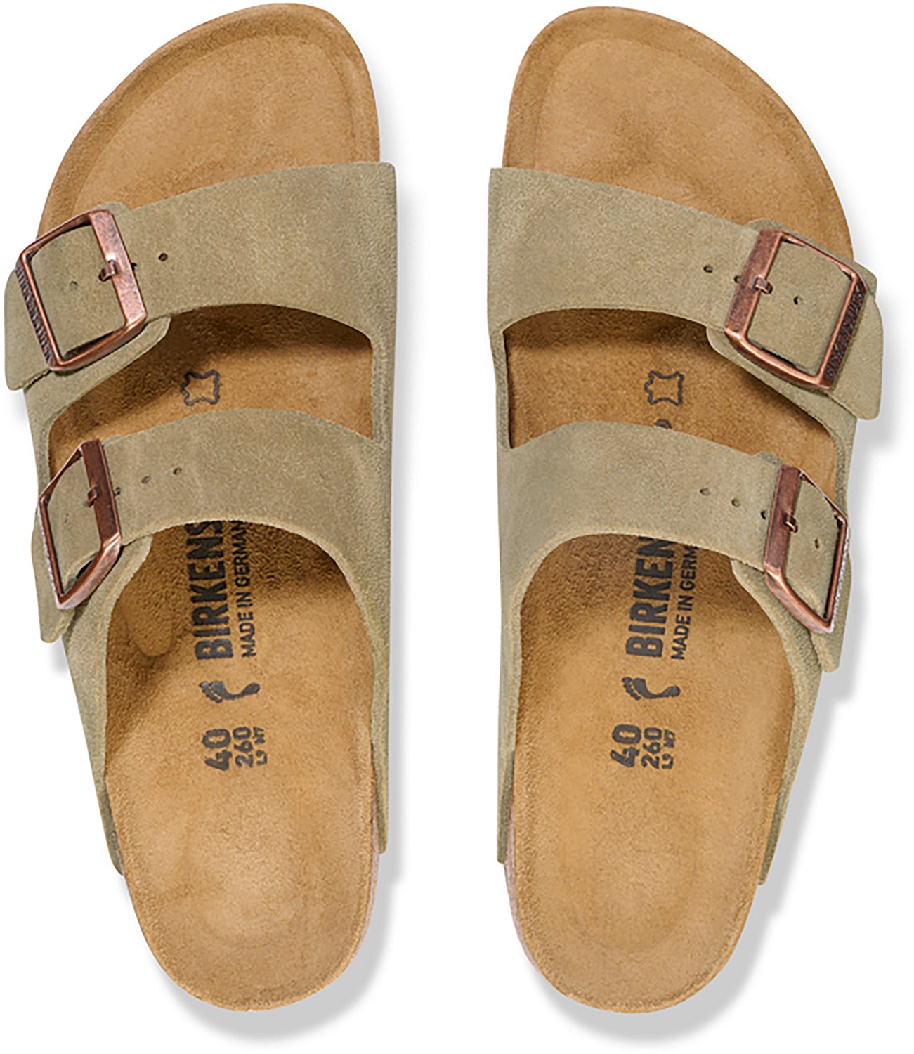 Birkenstock Arizona Suede Leather Sandals - view number 2