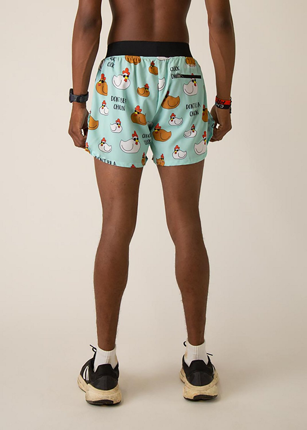 Chicknlegs Men's Swaggy Chickns Half Split Shorts 4 in - view number 2