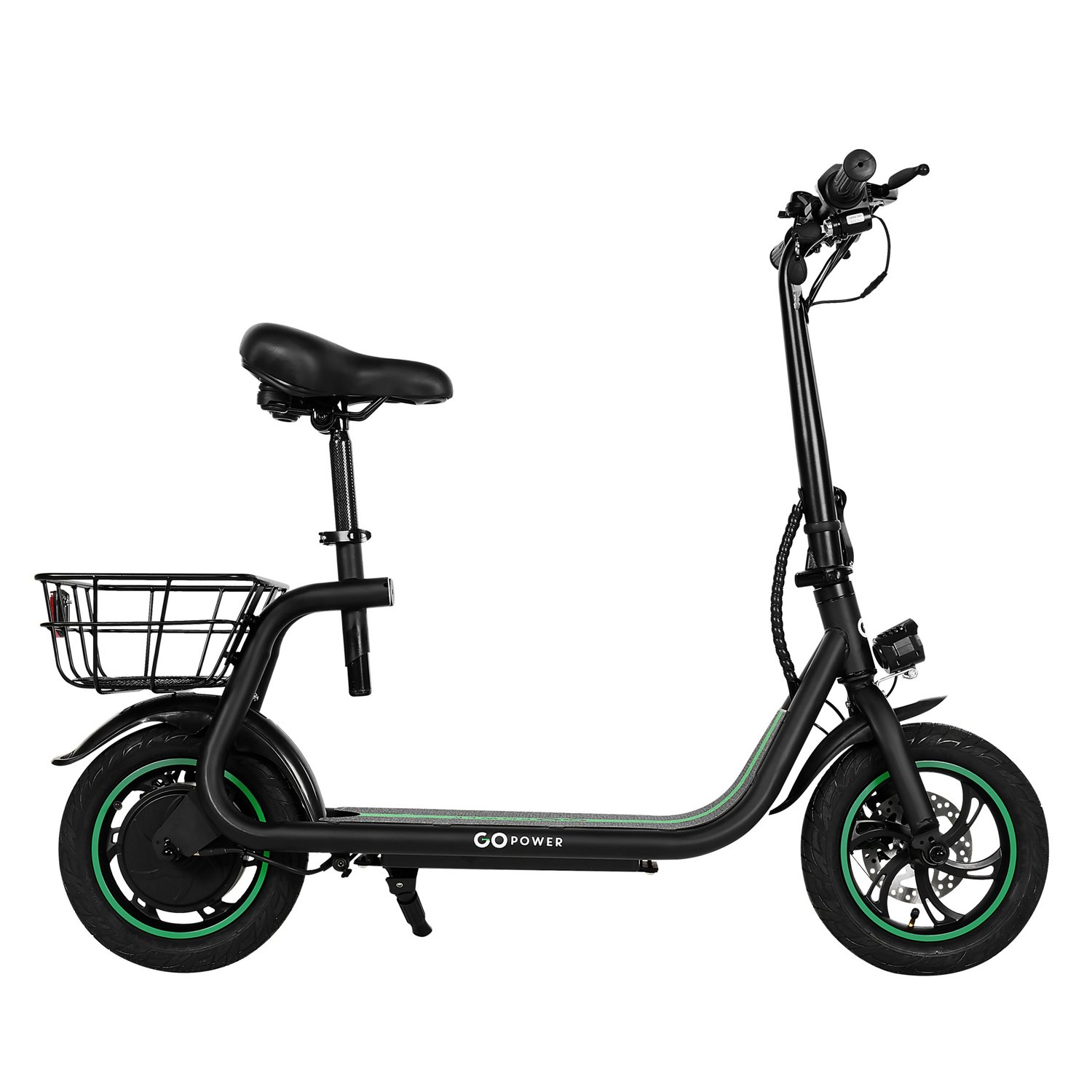 GoPower Adults'  GoFlow Electric Scooter with Seat - view number 2