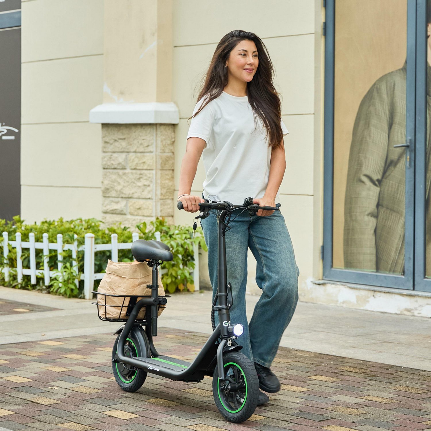 GoPower Adults'  GoFlow Electric Scooter with Seat - view number 6
