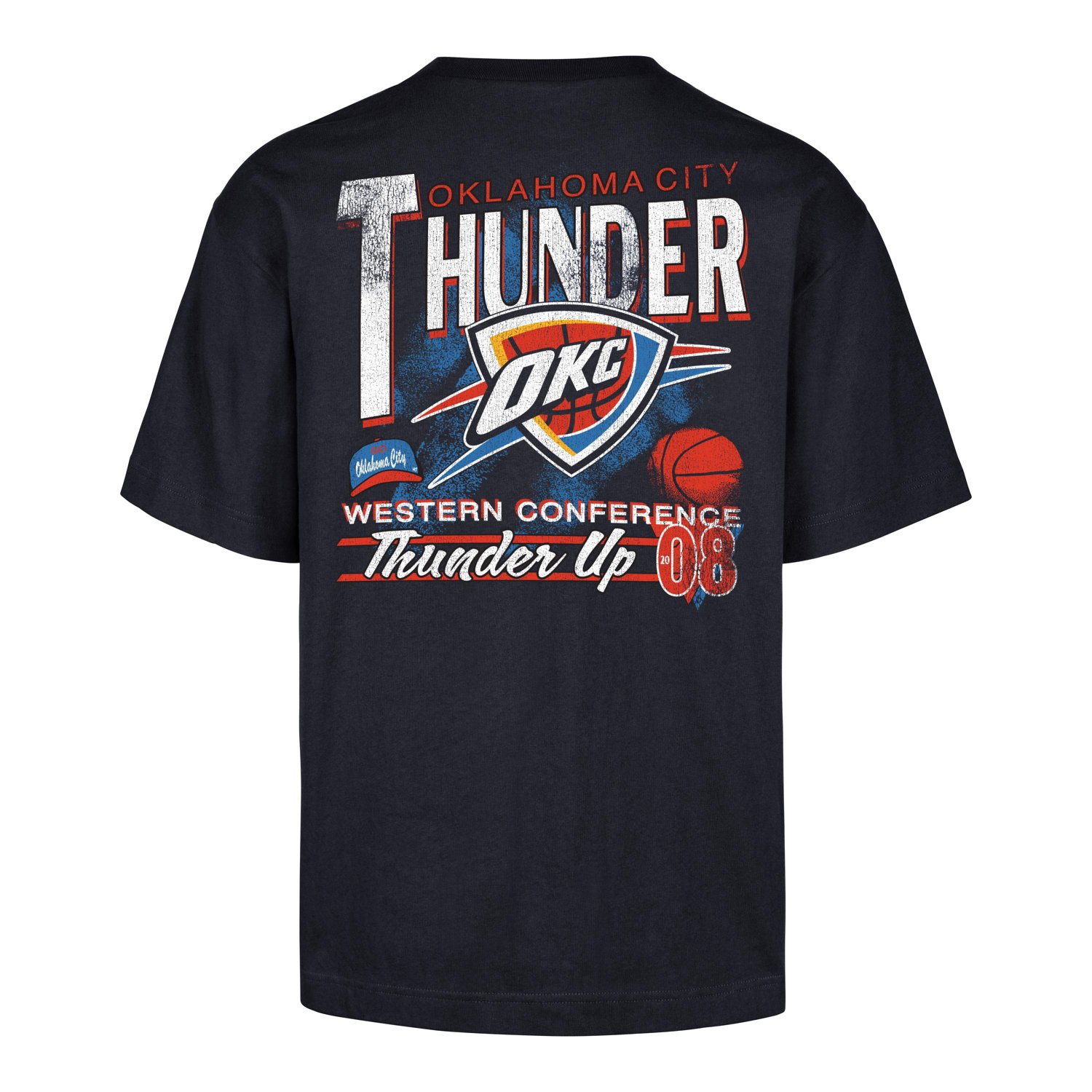 '47 Men's OKC Thunder Under Bar Foundation Short Sleeve T-shirt - view number 2