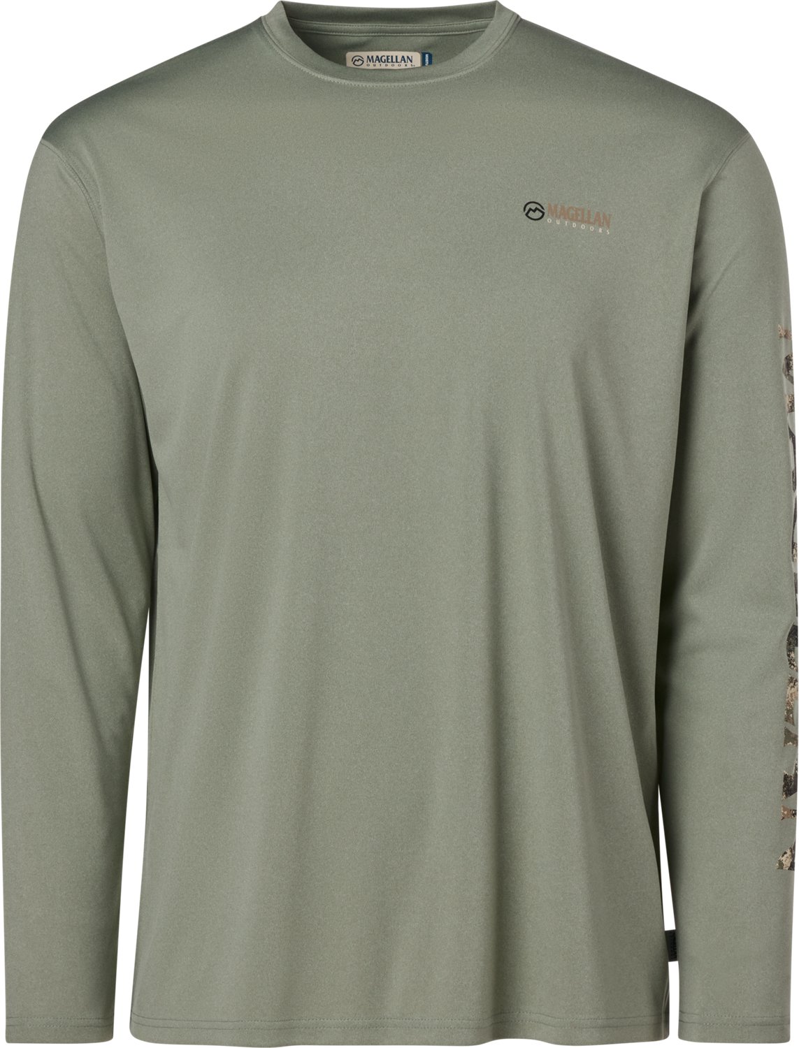 Magellan Outdoors Men's Casting Crew Long Sleeve T-shirt                                                                         - view number 3