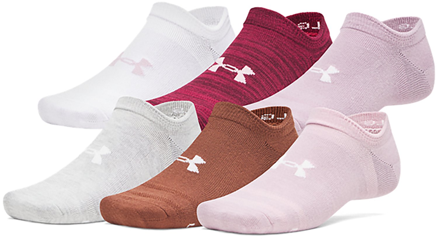 Under Armour Essential No Show Socks 6-Pack
