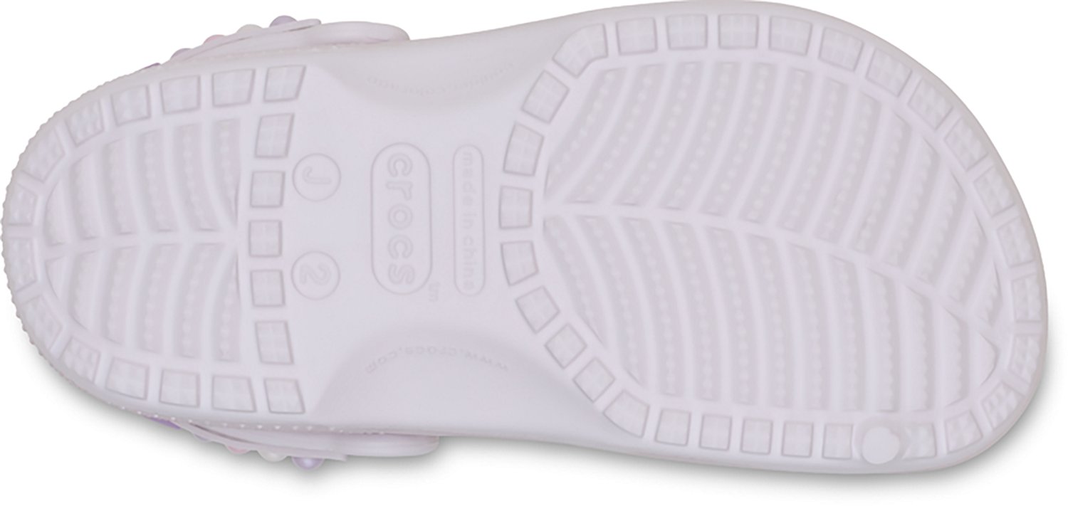 Crocs Girls' Classic Pearls and Heart Shine Clogs - view number 5