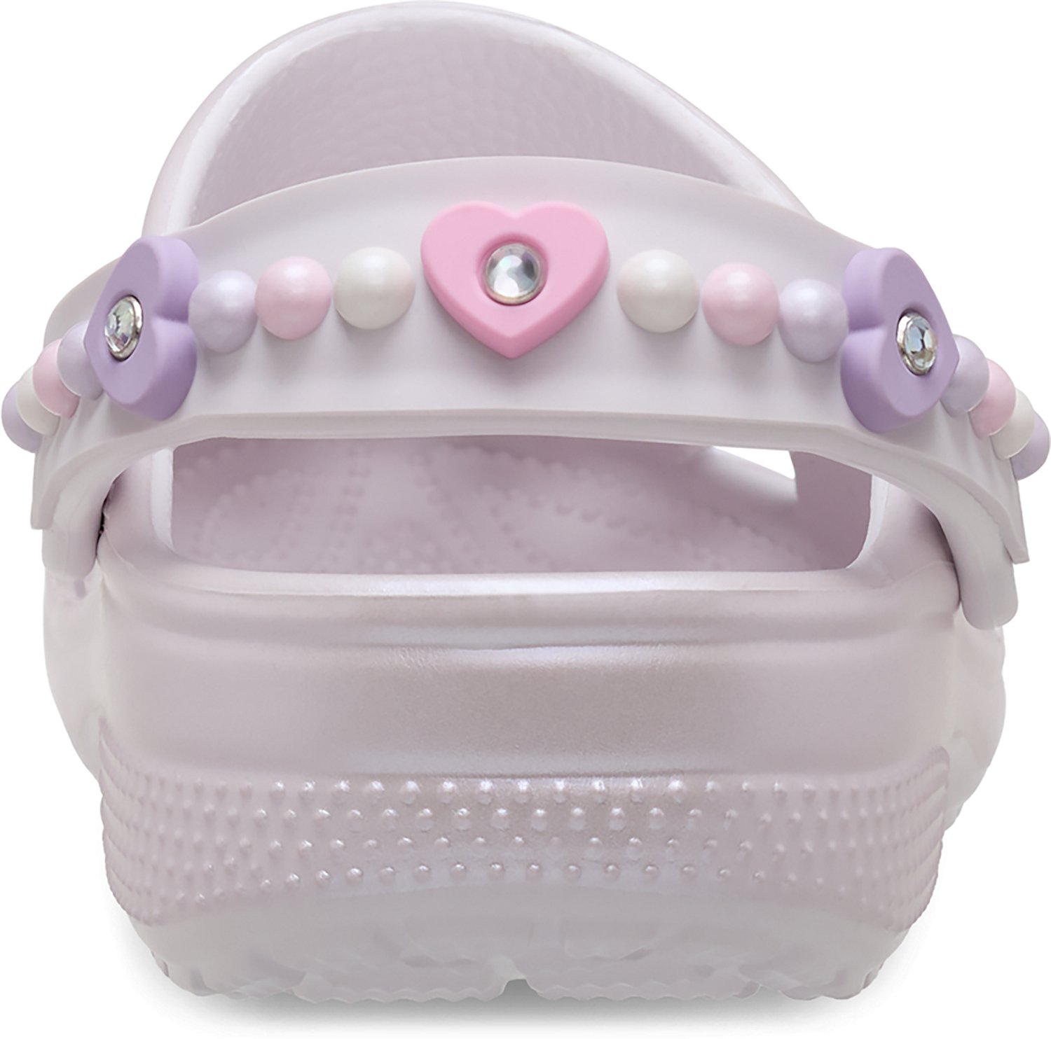 Crocs Toddler Girls' Classic Pearls and Heart Shine Clogs - view number 3