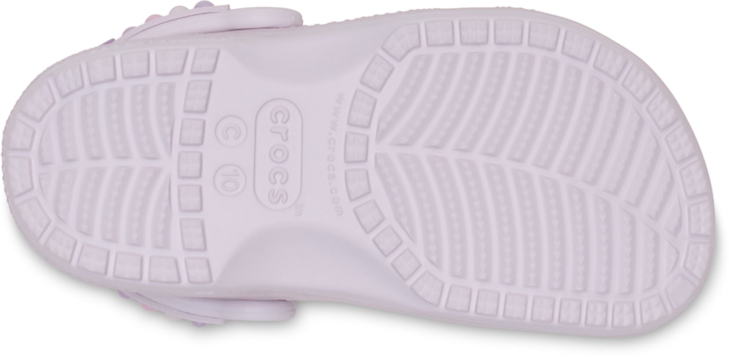 Crocs Toddler Girls' Classic Pearls and Heart Shine Clogs - view number 5