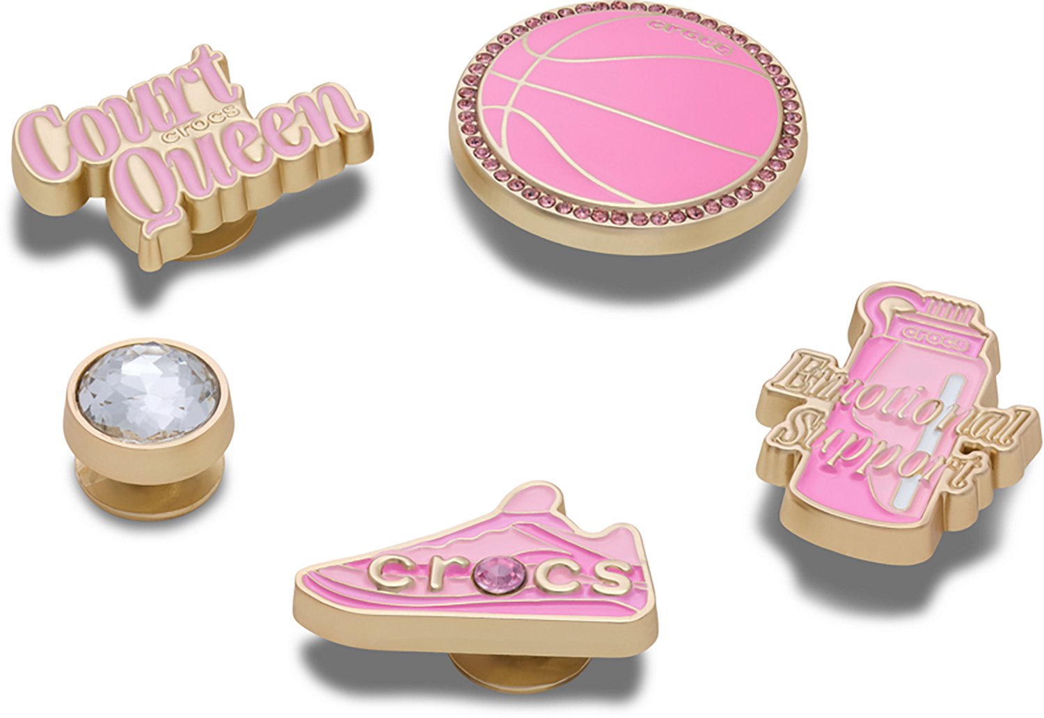 Crocs Basketball Bling Jibbitz Charms 5-Pack