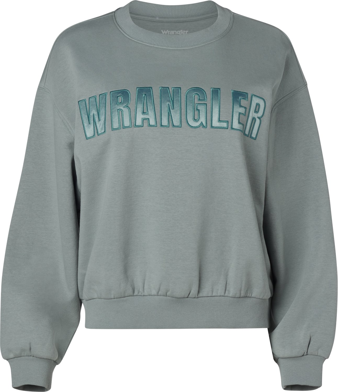 Wrangler® Women's Retro Canyon Crew Satin Applique Sweatshirt