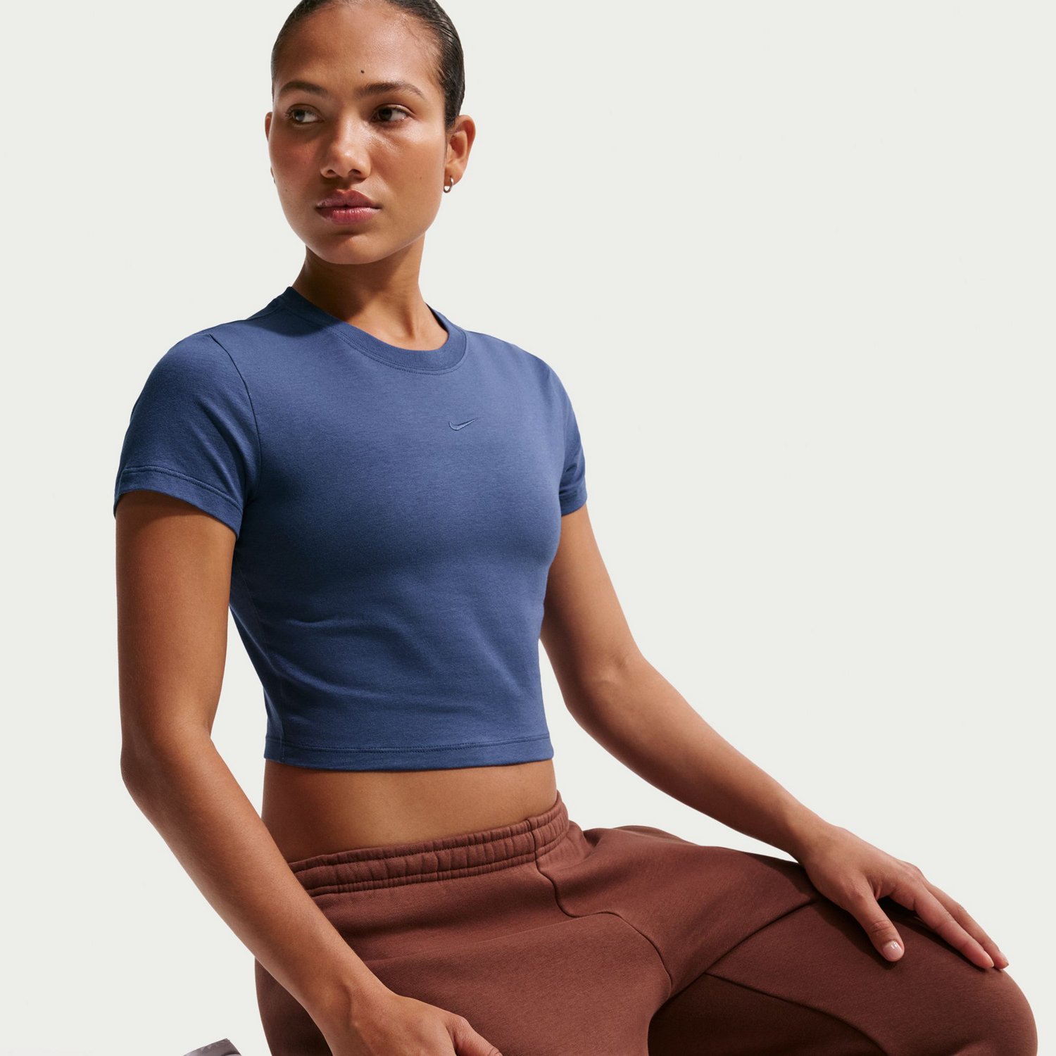 Nike Women's Sportswear Chill Knit Cropped T-shirt - view number 5