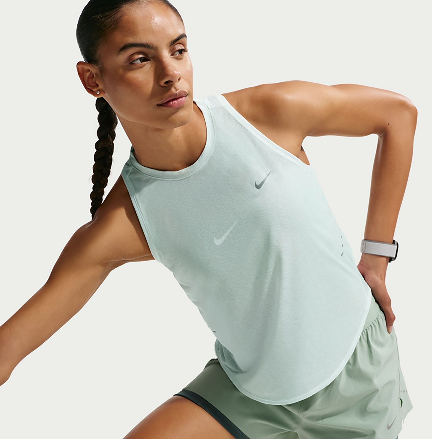 Nike Women's Swift Breathe Dri-FIT Running Tank Top - view number 3