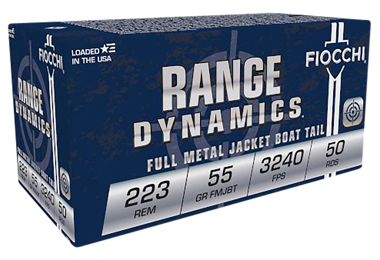 Fiocchi Rifle Shooting Dynamics .223 Remington/5.56 NATO 55-Grain FMJ Centerfire Rifle Ammunition