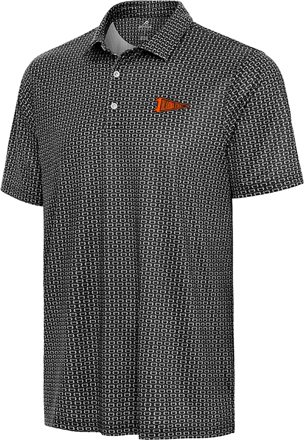 Antigua Men's Oklahoma State University Pennant Huddle Polo Shirt