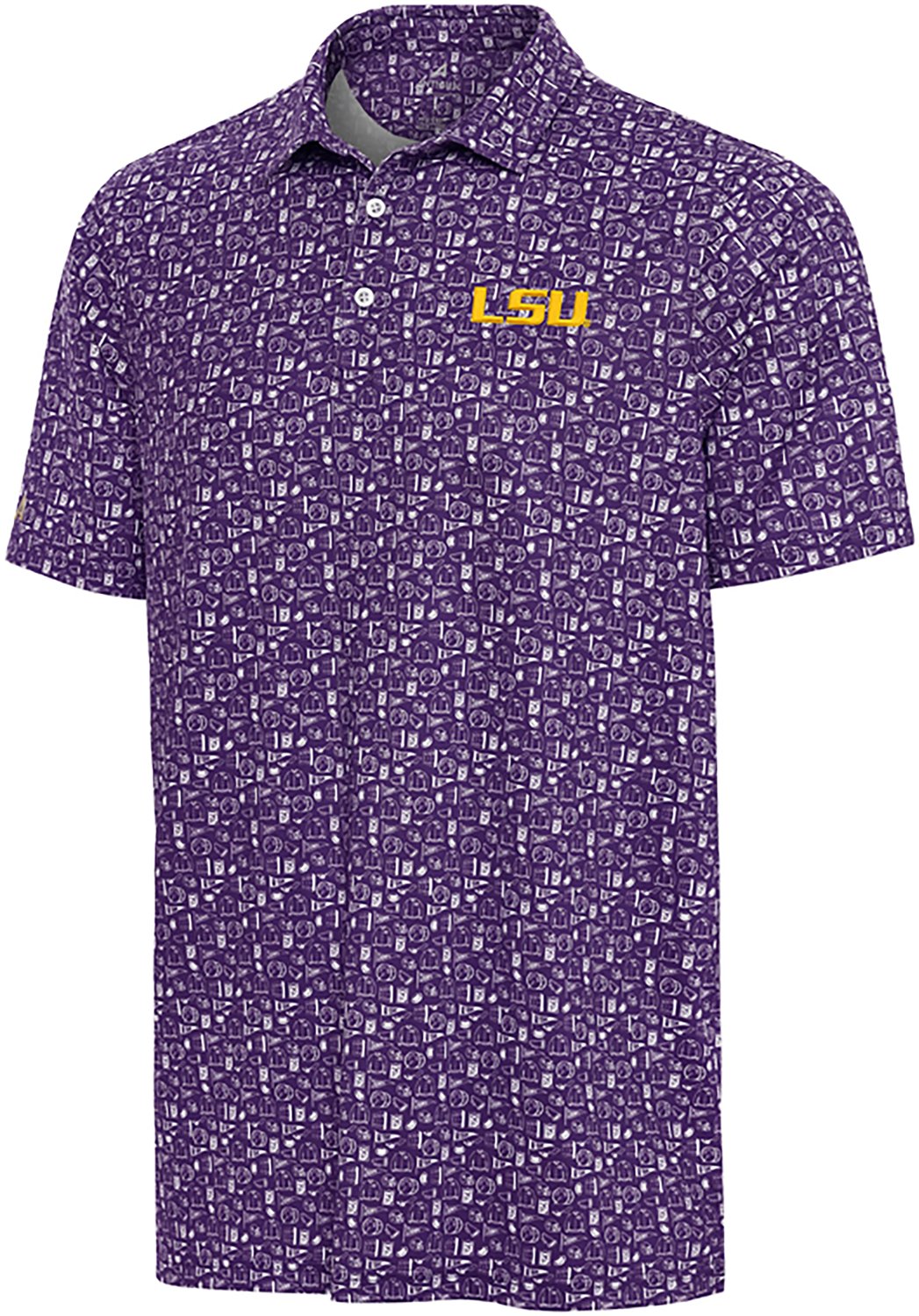 Antigua Men's Louisiana State University Polo Shirt