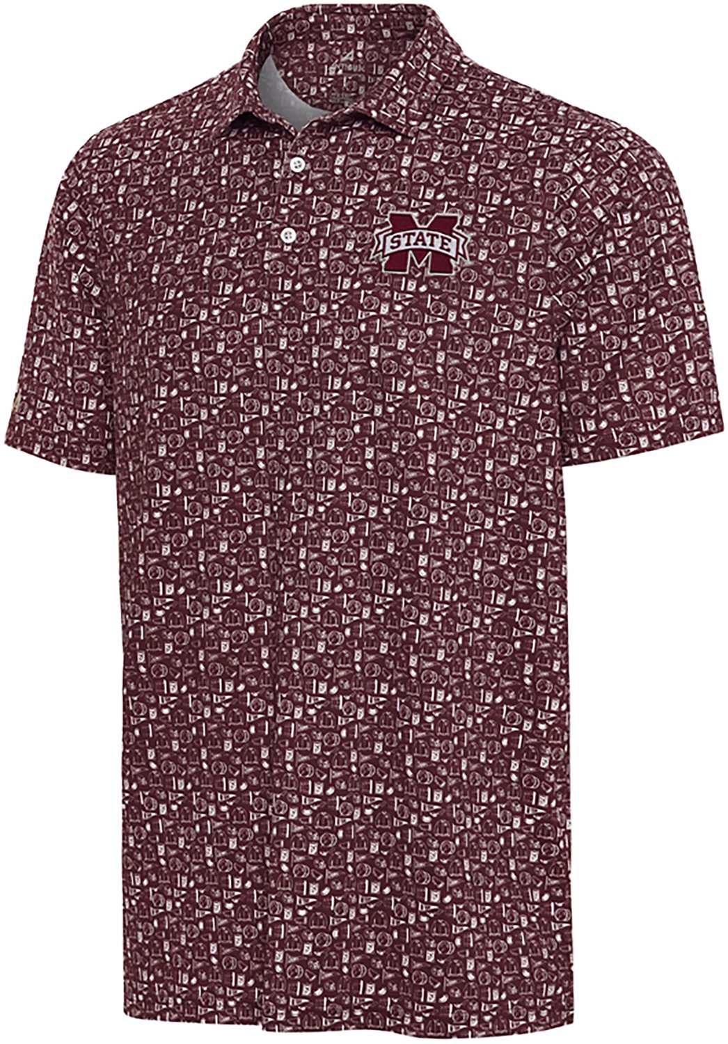 Antigua Men's Mississippi State University Polo Shirt