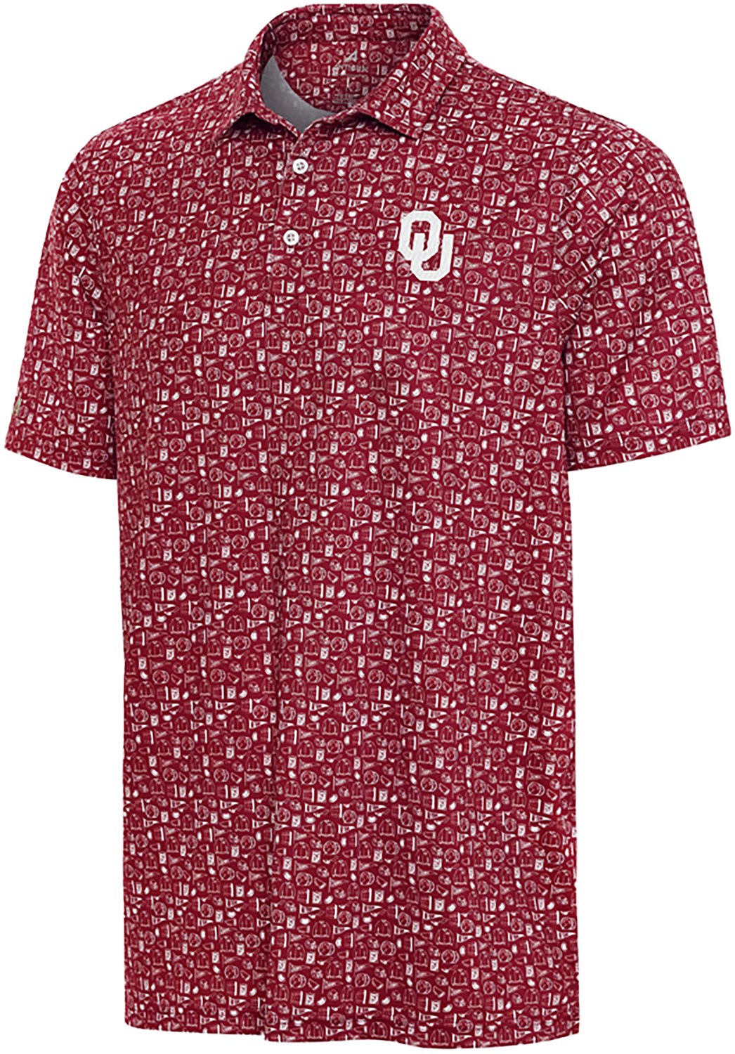 Antigua Men's University of Oklahoma University Polo Shirt