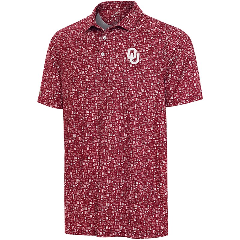 Antigua Men's University of Oklahoma University Polo Shirt