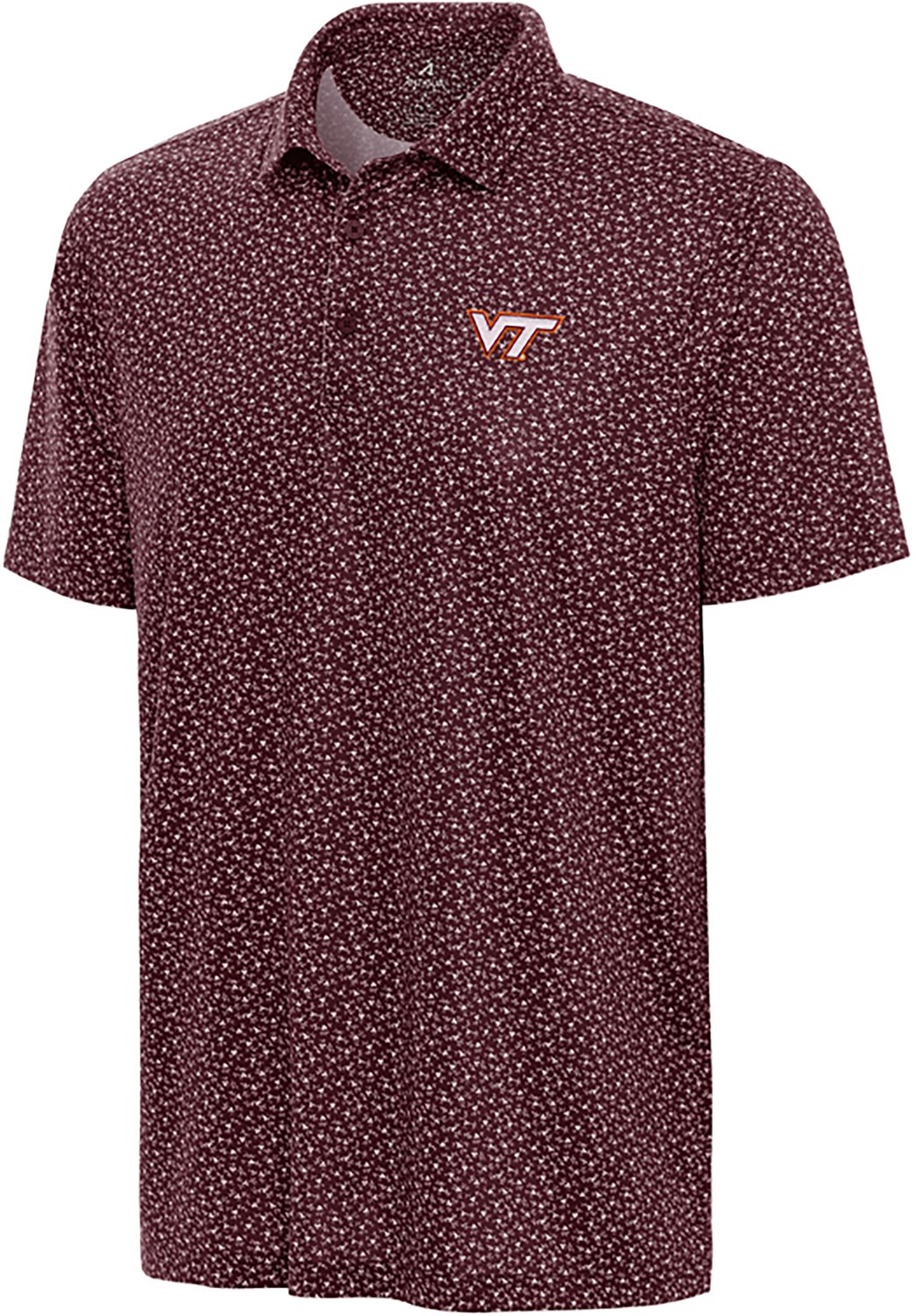 Antigua Men's Virginia Tech Vigorous Polo Shirt