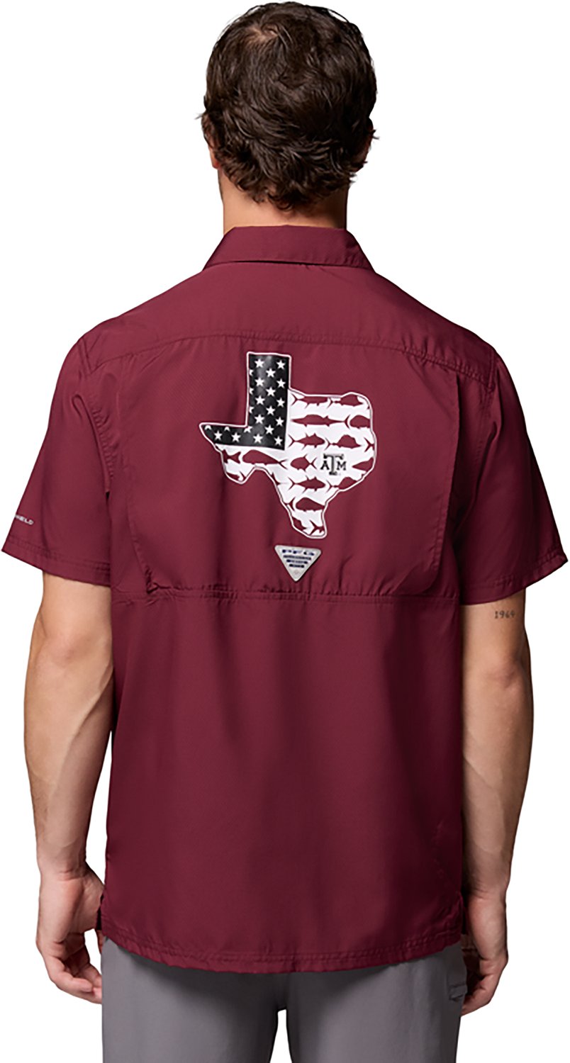 Columbia Sportswear Men's Texas A&M University Collegiate PFG Slack Tide Camp Shirt - view number 2