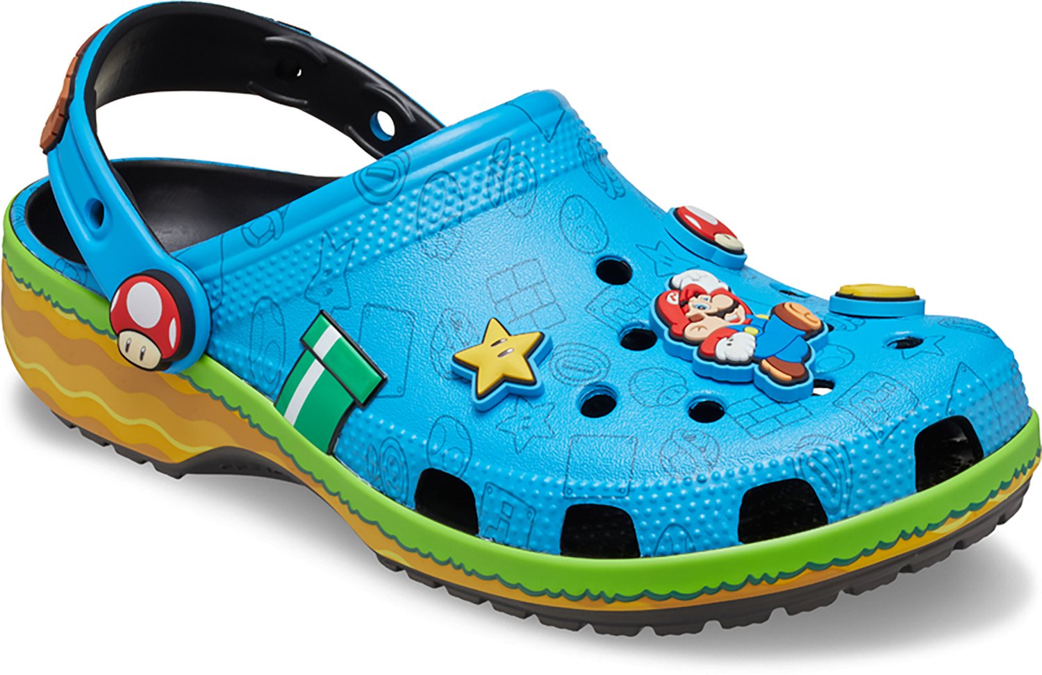 Crocs Adults' Super Mario Classic Clogs - view number 3