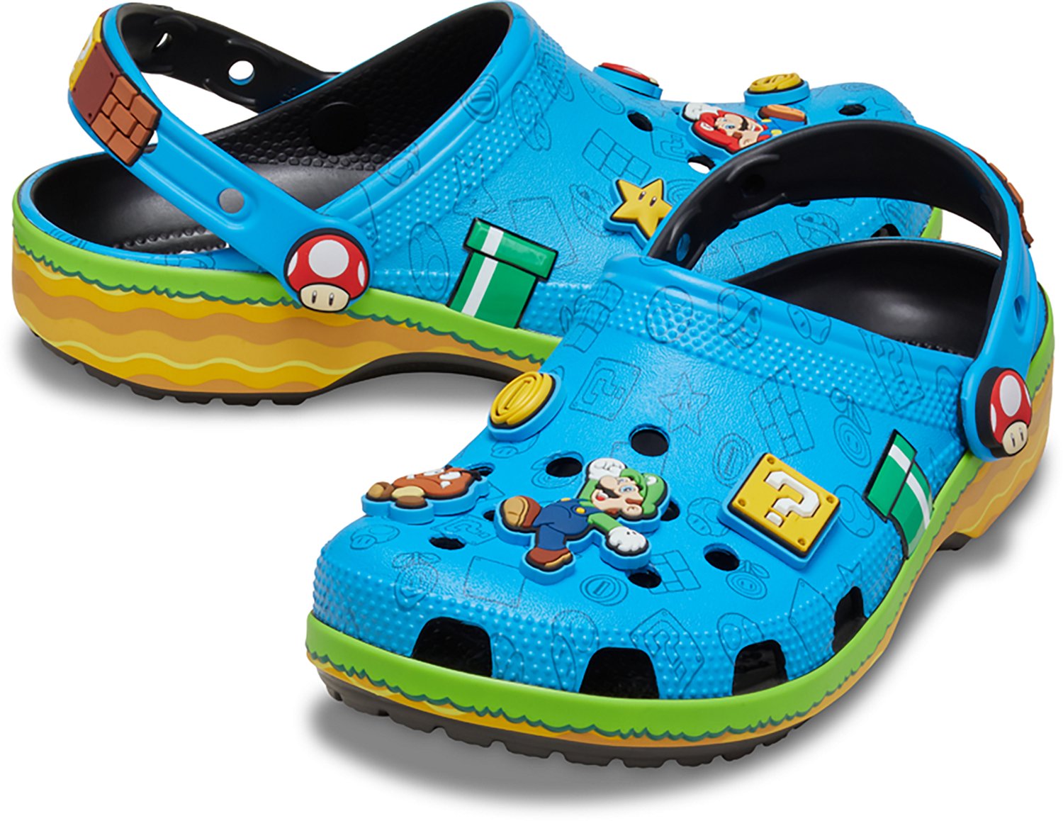 Crocs Adults' Super Mario Classic Clogs - view number 7