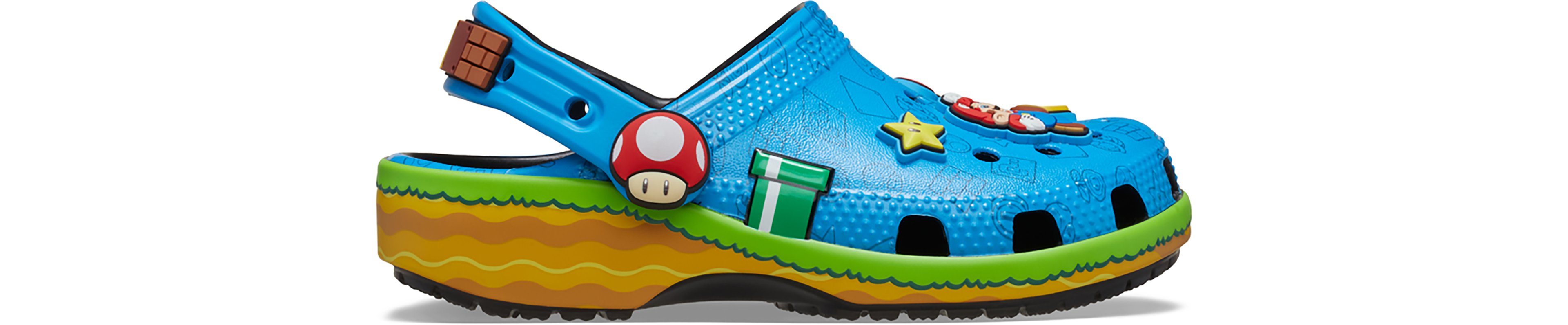 Crocs Kids' Super Mario Classic Clogs