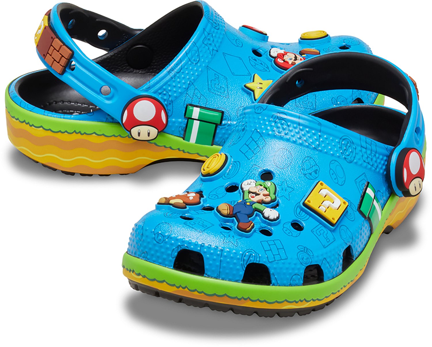 Crocs Kids' Super Mario Classic Clogs - view number 7
